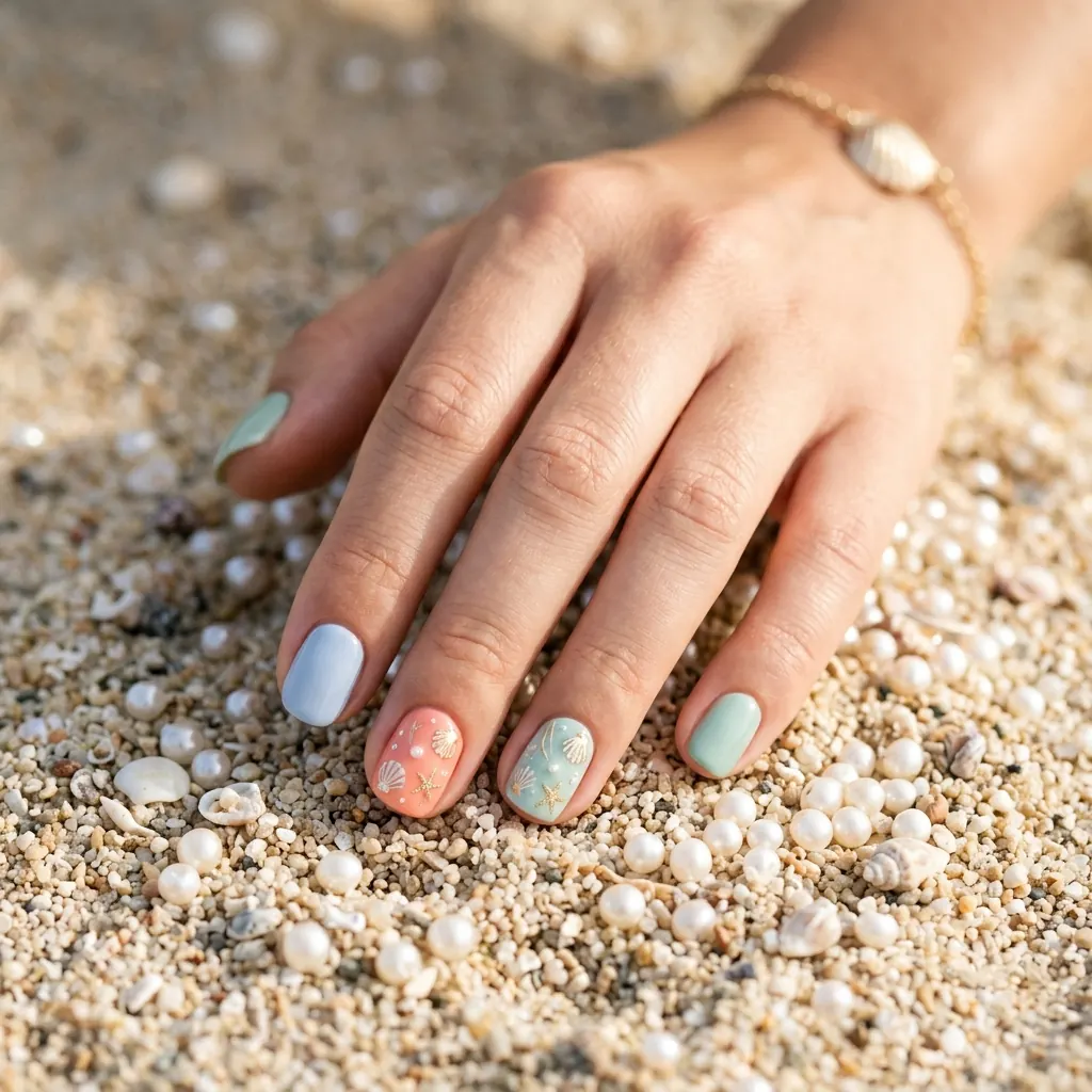 Beach Vibes Nails